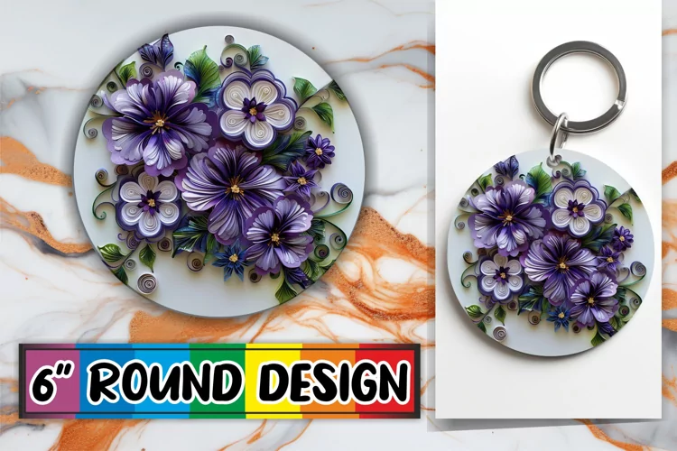 Sophisticated 3D Petal Sublimation Accessories