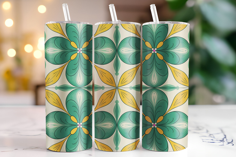 Flowers Tumbler Wrap | Sublimation | Tumblers