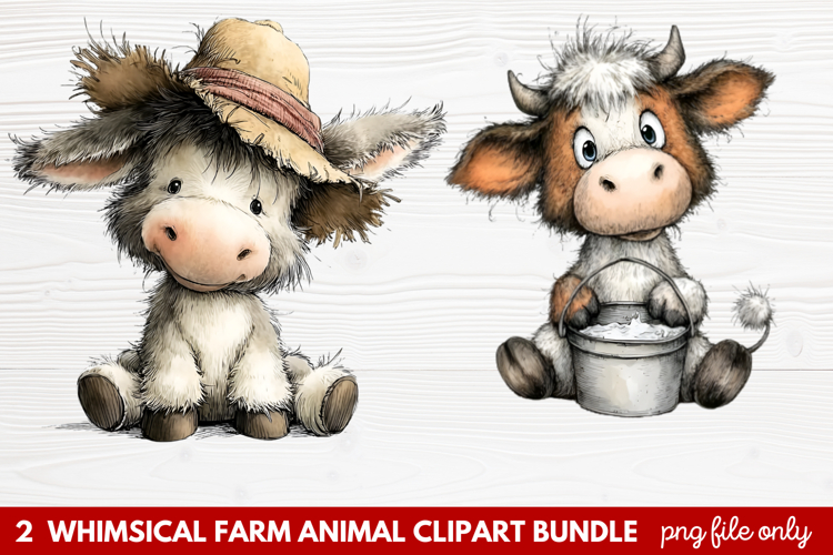 Farmhouse Animals Clipart Image 2
