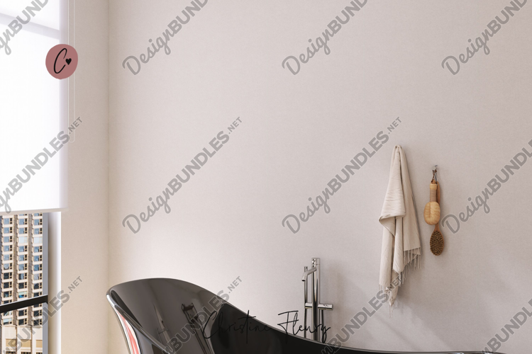 Modern Boho Interior Stock Photo