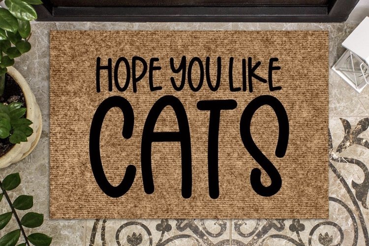 Download Funny Doormat Svg Cat Doormat Svg Digital Cut File 1168327 Cut Files Design Bundles