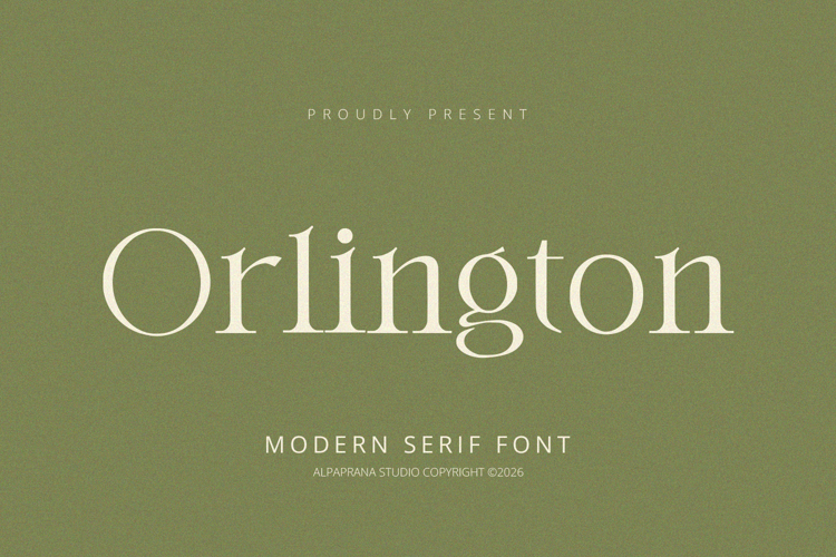 Orlington - Serif Font