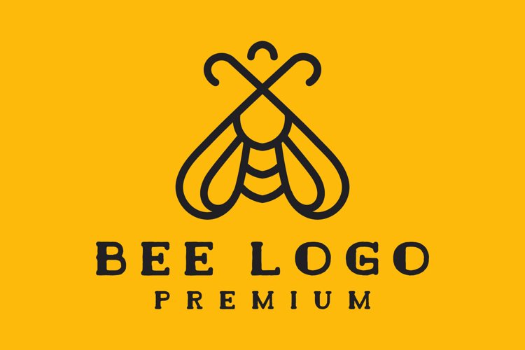 BEE MINIMALIST LOGO TEMPLATE example image 1