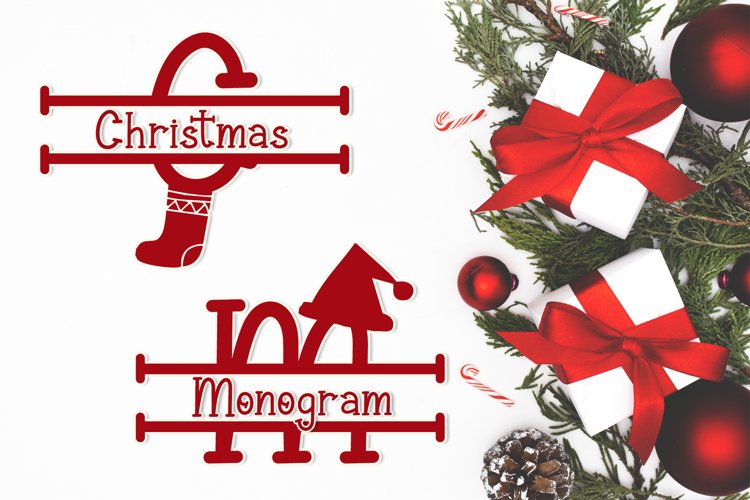 Christmas Surprise Monogram example image 1