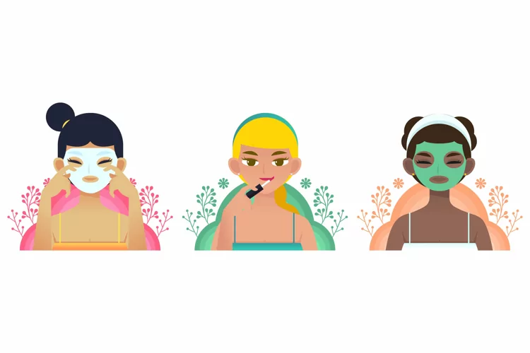 Collections of Woman Skincare Routine