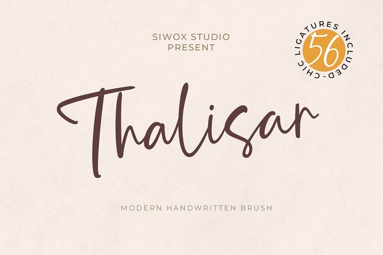 THALISAR - A Handwritten Font example image 1