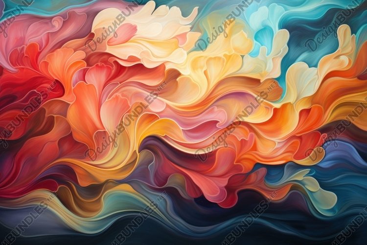 Abstract Painting Colors Background Wallpaper example image 1