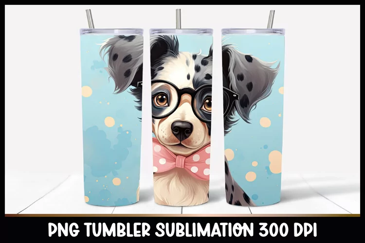 Aussie Dog Tumbler Sublimation I Dog Tumbler