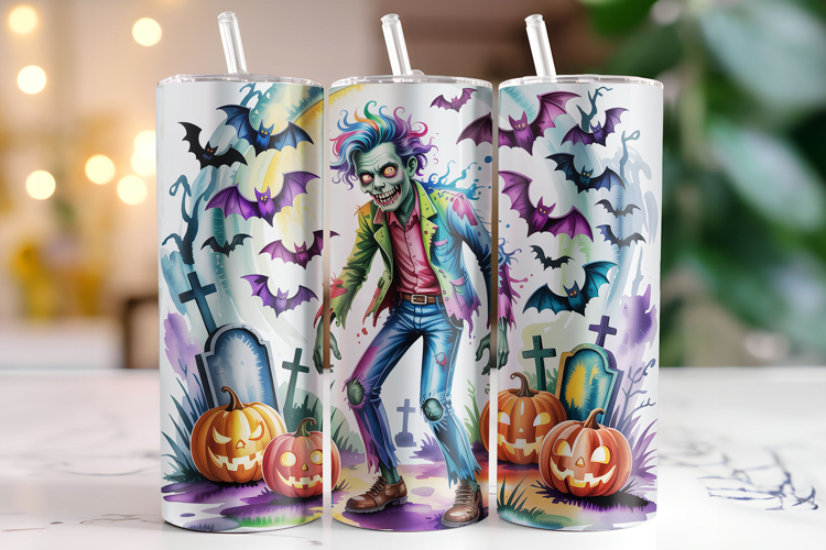 Happy Halloween Tumbler Wrap | Sublimation | Tumblers