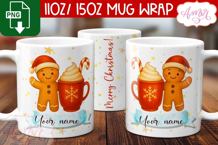 11oz Sublimation Mug Template Image 8