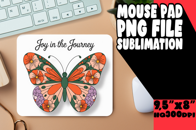Sweet MOUSE PAD Magical Design, Butterfly