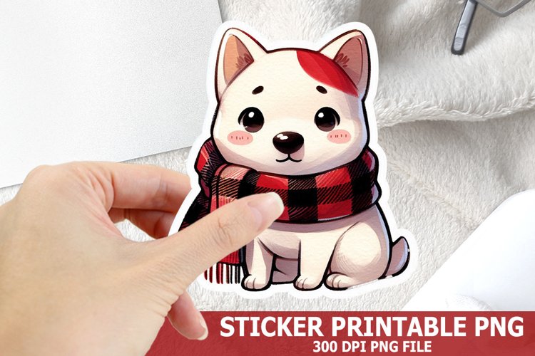 Christmas Dog Clipart Image 5
