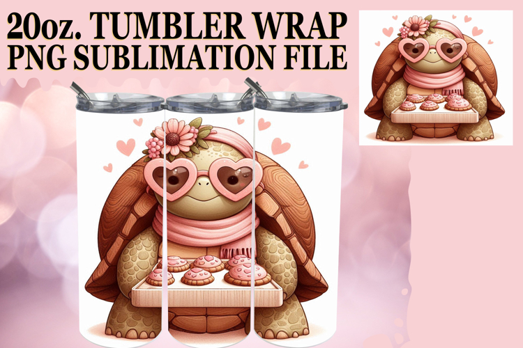 GIFT OF BLISS 20oz TUMBLER WRAP, Turtle