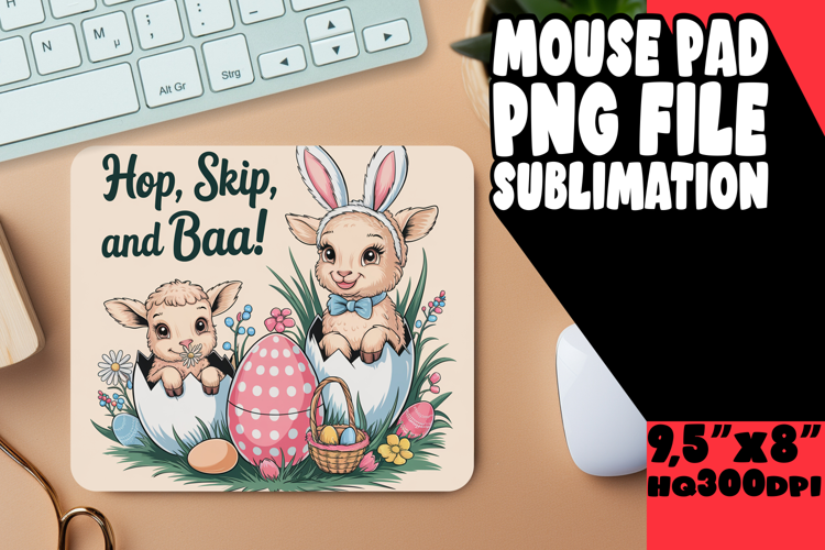 Bright Desk Pad Sublimation Ideas, Cute Easter