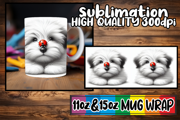Enchanted days 11oz 15oz sublimation wrap, Cute Animals