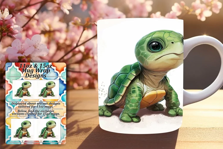 Animal Art Featured on Mug Wraps
