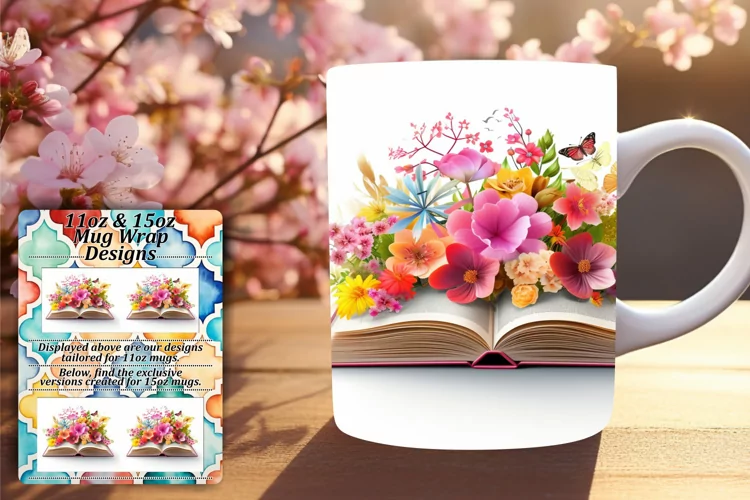 Blossoming Chapters Mug Design