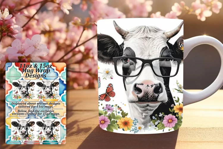 Springtime Bovine Joy Sublimation