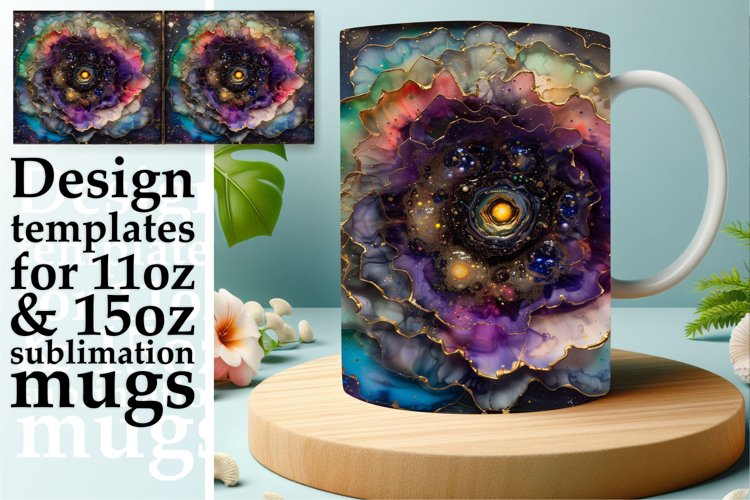 Elegant Springtime Elegance Mug Wrap: 3D Sublimation example image 1