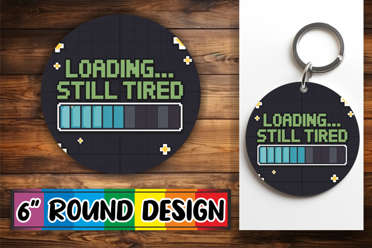 Bright Circle Ornaments Design, Sarcastic Quote