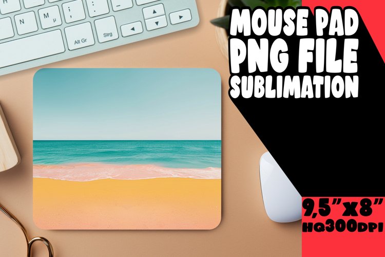Eye-Catching Gradient Sublimation Mouse Pad Design
