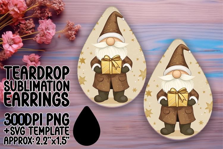 Lovely Teardrop Design for DIY Art , Gnome