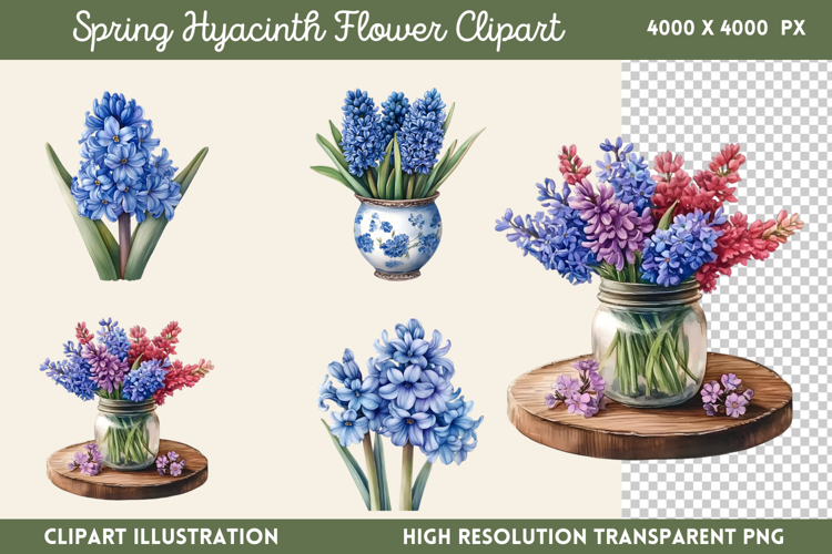 Blue Flower Clipart Image 21