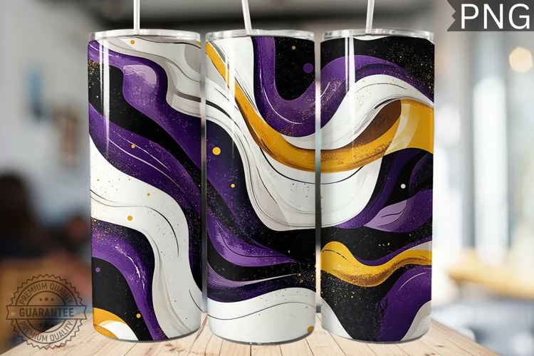 Abstract Pattern Tumbler Warp - High Quality 300 Dpi