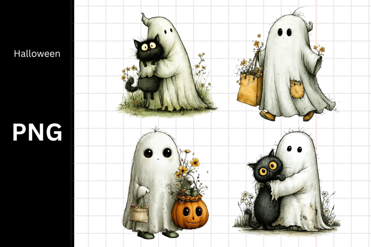 Halloween PNG, Ghost PNG, Fall PNG