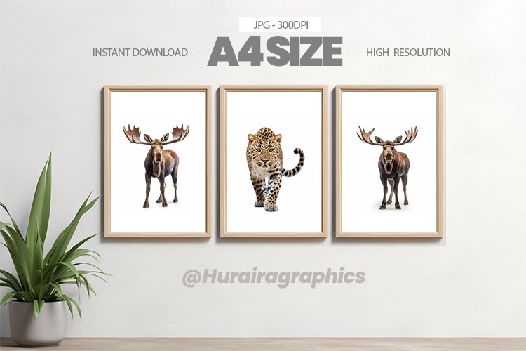 Animal Wall Art - 03 Variations example image 1