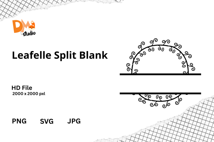 Floral Monogram Letter Svg Image 19