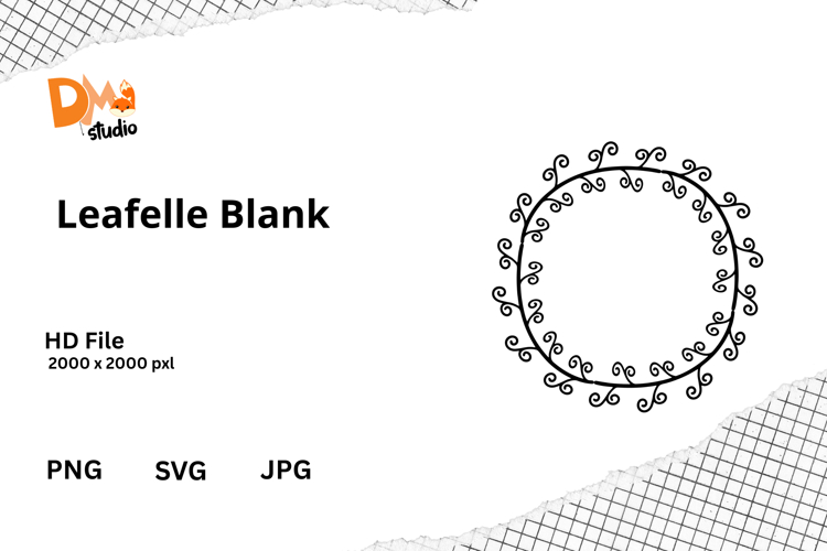 Floral Monogram Letter Svg Image 5