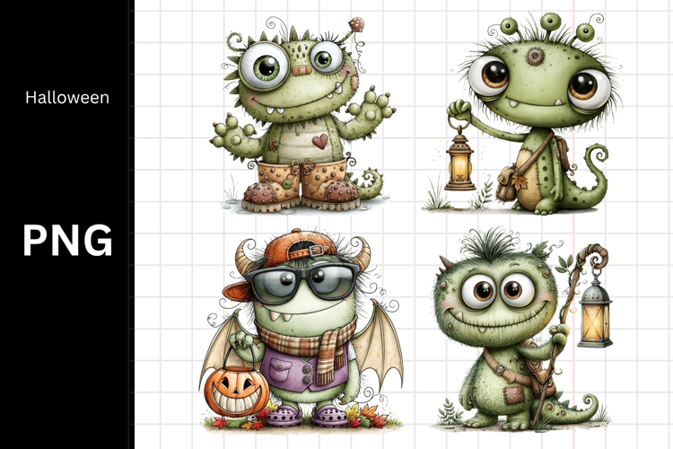 Halloween PNG, Monster PNG, Fall PNG