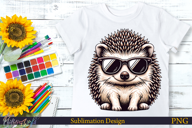 Cute animal in Sunglasses | Summer Vibes | hedgehog