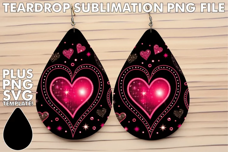Chic Sublimation Teardrops