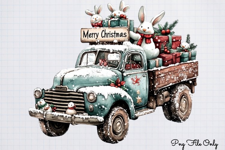 Christmas Watercolor Clipart Image 3