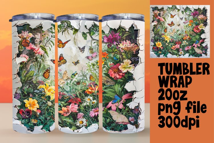 Crystal Clear Waters 3D Tumbler Wrap - Sublime Nature