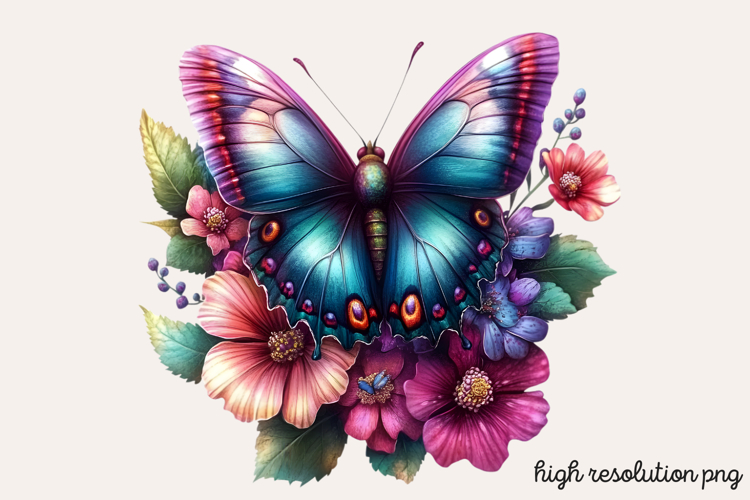 Watercolor Flowers Svg Image 11