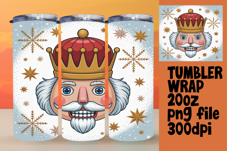 CHARMING 20oz PNG Tumbler Wrap , Cute Christmas