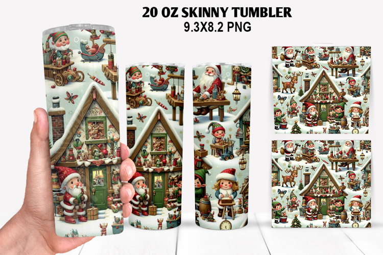 Christmas Tumbler Wrap