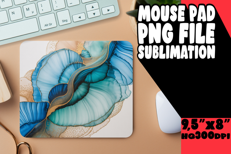 Colorful Raccoon   Bloom Mouse Pad Sublimation PNG