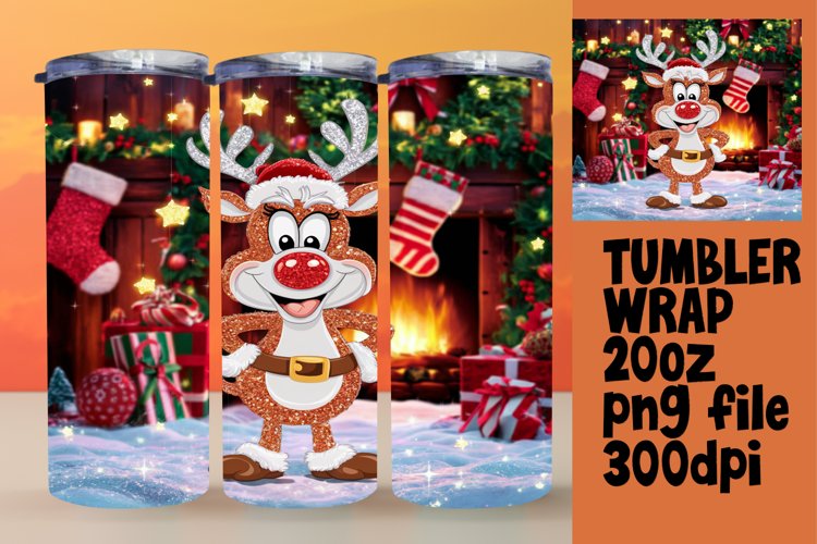 Christmas Tumbler Wrap Image 4