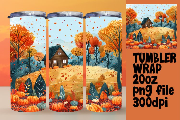 Fall Tumbler Wrap Image 18