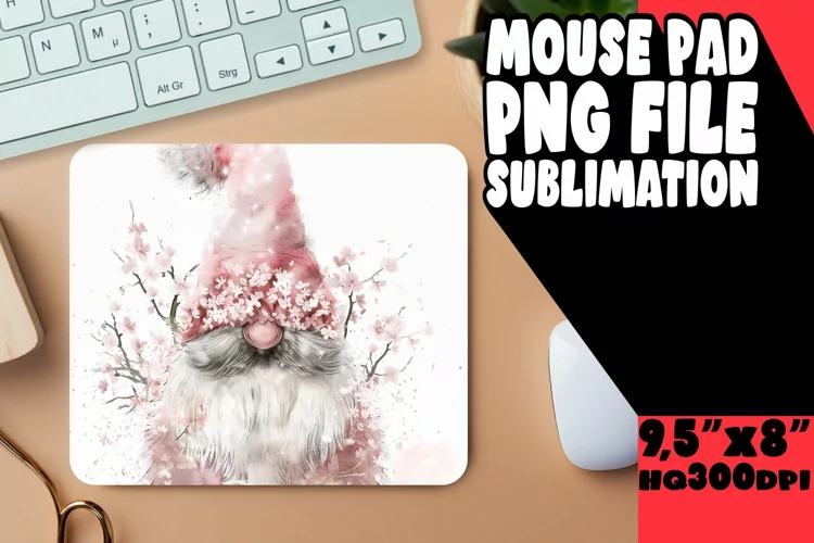 Spring Delight Gnome Mouse Pad Series