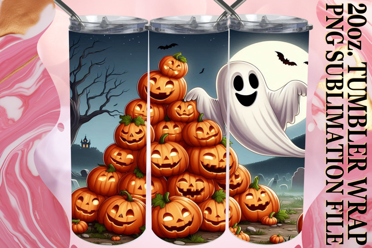 SUNSHINE JOY 20oz TUMBLER WRAP, Ghost