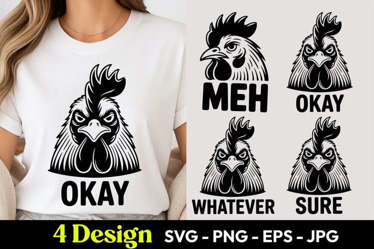 Rooster Okay Whatever Sure SVG PNG