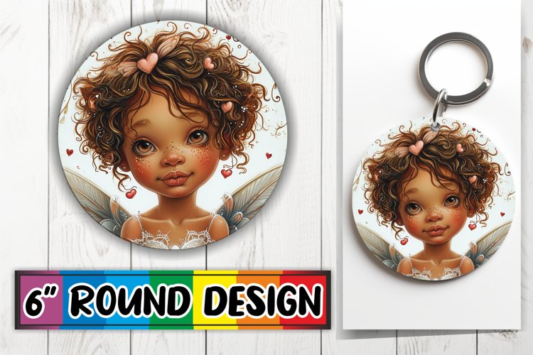 Cupids Dream: Sublimation Design Round