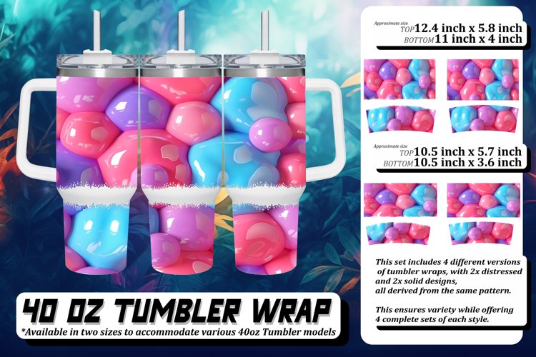 Vibrant Color Abstract Wrap example image 1