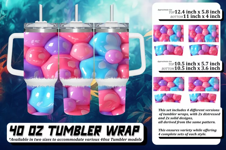 Vibrant Color Abstract Wrap