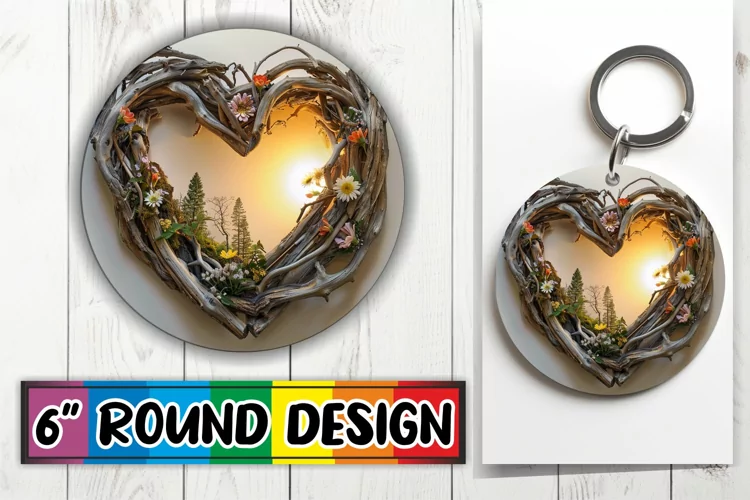 Floral Radiance Sublimation Woodland View